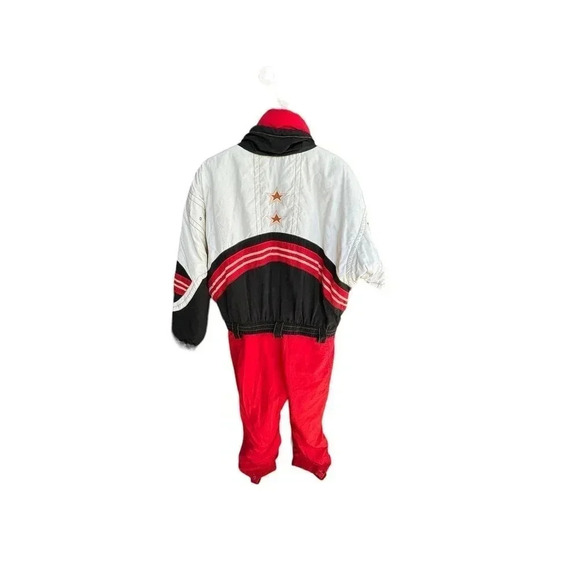 Bogner USA-Made Ski Suit Size 40 red black white snow stars - Picture 5 of 11